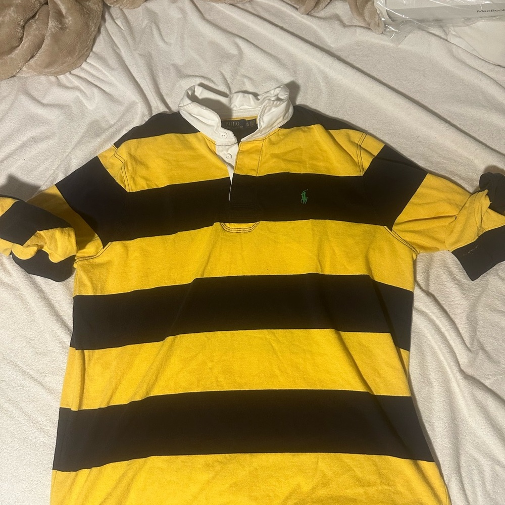 Ralph Lauren Polo Shirt in Yellow and Black